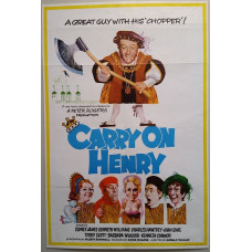 Carry on Henry - Original 1972 U.K. Peters Rogers One Sheet